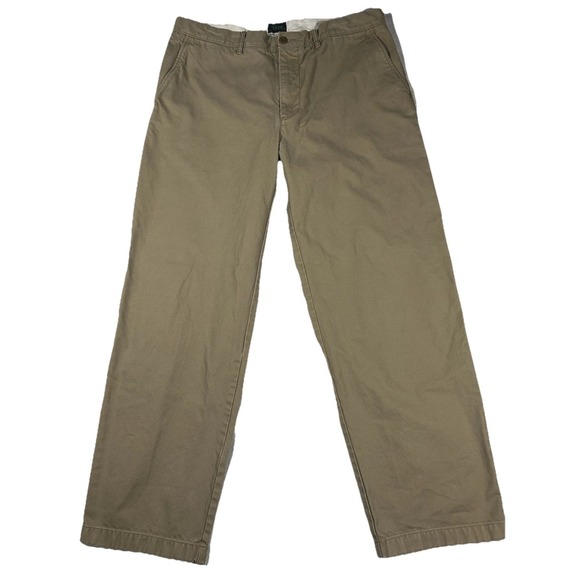 J.CREW Other - J Crew Oarsman Pants Mens 36x32 Khaki Classic Chino Cotton‎ Flat Front Casual